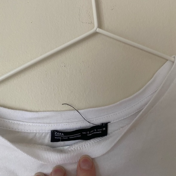 Zara White Corset Tee - Picture 4 of 5